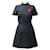 Christian Dior DIOR DRESS IN BLACK WOOL HIGH COLLAR WITH QUILTED PLASTRON  ref.373459