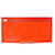 Hermès Hermes Flat Leather  Pouch Orange  ref.373549