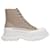 Alexander Mcqueen Tread Slick Sneakers in Beige Leather Flesh  ref.373636