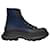 Alexander Mcqueen Tread Slick Sneakers in Blue Canvas Cloth  ref.373637