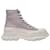 Alexander Mcqueen Tread Slick Sneakers in Grey Canvas Cloth  ref.373683