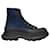 Alexander Mcqueen Tread Slick Sneakers in Blue Canvas Cloth  ref.373738