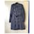 BURBERRY Trench coat Heritage lungo Kensington Grigio Cotone  ref.235877