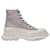Alexander Mcqueen Tread Slick Sneakers aus grauem Canvas Leinwand  ref.373602