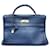Hermès Kelly 40 CM BLUE Leather  ref.374316
