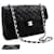 Chanel Jumbo 11"Grand sac à bandoulière à chaîne en cuir d'agneau noir  ref.375127