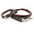 LOUIS VUITTON BAXTER DOG LEASH + NECKLACE DOG COLLAR LEAD MONOGRAM CANVAS Brown Leather  ref.376019