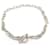 Autre Marque ANCHOR CHAIN MESH WALL NECKLACE 44 CM STERLING SILVER SILVER NECKLACE Silvery  ref.376088