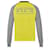 Louis Vuitton Men's Large Grey x Yellow Colour Block Crew Neck Sweater  ref.376242