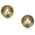 Chanel Gold Faux Pearl Clip on Earrings Golden Metal  ref.376320