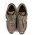 Ash Baskets en cuir gris cendré motif peau de serpent à bordure rose Baskets compensées Chaussures 40 - vue 2