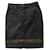 Fendi Short denim skirt T 44 It Black Cotton  ref.376497