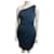 Zac Posen Z Spoke Asy silk drape dress NEW Blue Green  ref.376510