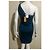 Zac Posen Z Spoke Asy silk drape dress NEW Blue Green - view 3