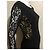 Diane Von Furstenberg India Spitzenkleid schwarz Fleisch - Ansicht 3