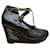 Autre Marque zapatos de tacón con cuña Stéphane Gontard p 37,5 Negro Cuero  ref.376550