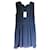 Burberry Flowing dress Navy blue Silk  ref.377052