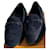 Tod's Classic loafers Navy blue Deerskin  ref.377132