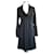 Diane Von Furstenberg Vestido de lana con cuello vuelto de DvF Bilboa Negro  ref.377227