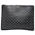 Givenchy Black Leather Clutch Bag Schwarz Mehrfarben Leder Kalbähnliches Kalb  ref.377495