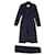 Christian Dior Pantsuit Navy blue Silk Wool Viscose Polyamide  ref.377641