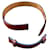 Bracelete forrada de giro hermès Bordeaux Couro  ref.377694