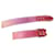 Hermès simple bracelet for watch Dark red Leather  ref.377727