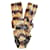 Michael Kors Costumi da bagno Marrone Beige Pelle Metallo Elastan Nylon  ref.377769