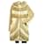 & Other Stories Cappotto giacca di pelliccia stile lunghezza al ginocchio color crema e beige di qualità suprema greca sz 44  ref.377919
