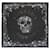 Alexander Mcqueen Jewelled Skull Scarf Black Modal  ref.377977
