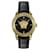 Versace Relógio de couro Palazzo Empire Dourado Metálico  ref.377996