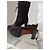 Botas Pinko Marrón de Piel de Ciervo Marrón oscuro - vista 5