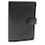 LOUIS VUITTON Nomad Agenda PM Day Planner Cover Black R20479 LV Auth yk2205 Leather  ref.378657