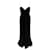 Vestido de noche negro Moschino Poliéster  ref.378733