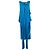 Vestido Issa London Blue Silk Drape Belt Azul - vista 6