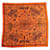 Hermès Carré Kantha Orange Silk  ref.379223