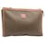 Céline CELINE Macadam Canvas Clutch Bag PVC Leather Brown Auth yt509  ref.379241