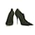 Casadei Black Suede High Heels Pointed Toe Back Zip Ankle Booties Shoes sz 10  ref.379825