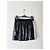 Gonna corta con paillettes Alberta Ferretti nera e bianca Nero Bianco Metallico - vista 4