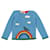 Gucci Kids Nautical Striped Sweater Blue Wool  ref.380004