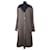 Escada Coats, Outerwear Brown Silk Wool Polyamide  ref.380126