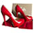 Christian Louboutin Bianca Red Leather  ref.380127