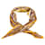 Hermès Foulard Hermes Marron Sous le Cedre Soie Tissu Multicolore  ref.380222