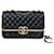 Executive Chanel session bag Black Golden Metallic Leather  ref.380414