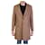 Autre Marque Classic two-button coat AMI Paris Brown Taupe Cognac Hazelnut Light brown Caramel Wool  ref.380918