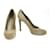 Gianvito Rossi Taupe Suede Round Toe Pumps Slim Talons Hauts Taille de chaussures 37  ref.380948
