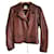 Hermès Biker jackets Cognac Leather  ref.381052