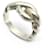 Ring Hermès HERMES GAETAN ANELLO DI PERCIN TORSADE T56 in argento 925 7.4 ANELLO IN ARGENTO GR  ref.381708