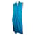 Diane Von Furstenberg DvF vintage Baker dress Turquoise Viscose  ref.382081