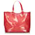 Louis Vuitton Bolso tote transparente Epi Plage Lagoon Bay MM rojo translúcido Cuero  ref.382105